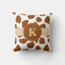 Buscar vaca marrón cojines Animal