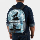 Buscar lobo mochilas Negro