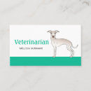 Buscar galgo tarjetas de visita Veterinario