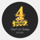 Buscar cumpleaños de 4 años pegatinas Niño