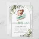 Buscar tutú invitaciones Niña