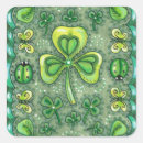 Buscar día de st patrick pegatinas Verde