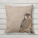 Buscar búho en una rama cojines Para todos
