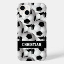 Buscar futbolista iphone fundas Negro y blanco