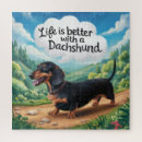 Buscar parachoque puzzles Cumpleaños de dachshund