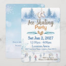 Buscar patinaje invitaciones Fiesta de invierno