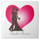 Buscar recién casados azulejos Corazón