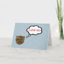 Buscar búho lindo tarjetas Amar