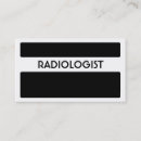 Buscar radiólogo tarjetas de visita Radiología