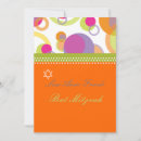 Buscar cadera 13x18 invitaciones Naranja