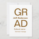 Buscar simple invitaciones graduacion Minimalista