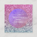 Buscar glamour tarjetas de visita Purpurina