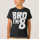Buscar cumpleaños 8 camisetas Divertido
