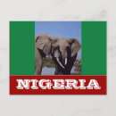 Buscar bandera de nigeria postales Patriótico