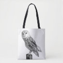 Buscar búho blanco bolsos Blanco y negro