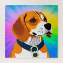 Buscar perro colorido puzzles Vibrante