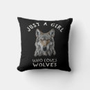 Buscar cara del lobo cojines 1 ª cabeza