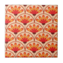 Buscar flor de los años 70 azulejos Vintage