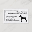 Buscar doberman pinscher tarjetas de visita Criador de perros