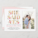 Buscar ella dijo sí invitaciones Estamos comprometidos