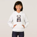 Buscar panda linda sudaderas Cualquier niño