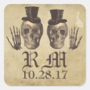 Buscar día de los muertos pegatinas Gótico