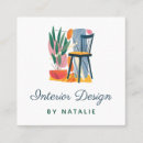 Buscar muebles tarjetas de visita Diseñador de interiores