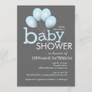 Buscar globos azules invitaciones 5 º ducha
