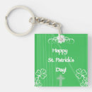 Buscar día de st patrick llaveros Blanco