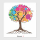 Buscar árboles abstractos pegatinas Primavera