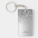 Buscar plata rectangulares llaveros Moderno