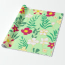 Buscar estampado flores de papel de regalo Fondo