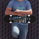 Buscar lobo tablas de skate Azul