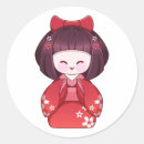 Buscar kokeshi pegatinas Kimono