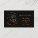 Buscar perro del rottweiler tarjetas de visita Canino