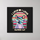 Buscar gato siamés lienzos Lindo