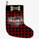 Buscar hueso calcetines navideños Rojo y negro