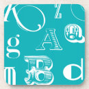 Buscar decorativo posavasos Azul