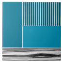 Buscar rayas de la turquesa azulejos Líneas