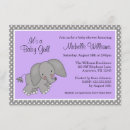 Buscar adorable 11x16 invitaciones Elefante