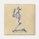 Buscar esqueleto humano imanes Vintage