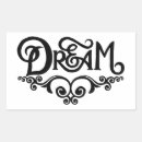 Buscar sueño rectangulares pegatinas Sueños