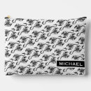 Buscar tribal bolsas cosmetica Blanco y negro