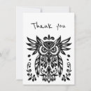 Buscar búho blanco tarjetas Bosque