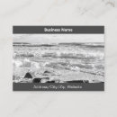 Buscar olas tarjetas de visita Fotografía