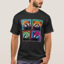 Buscar panda rojo camisetas Ilustracion