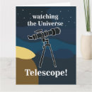 Buscar telescopio tarjetas Ciencia