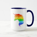 Buscar unicornio gay tazas Igualdad
