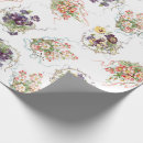 Buscar estampado flores de papel de regalo Para ella