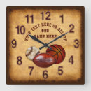 Buscar amante del baloncesto relojes de pared Deporte